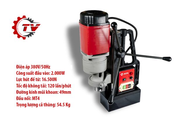 Máy khoan từ 2000w Ken 6049N