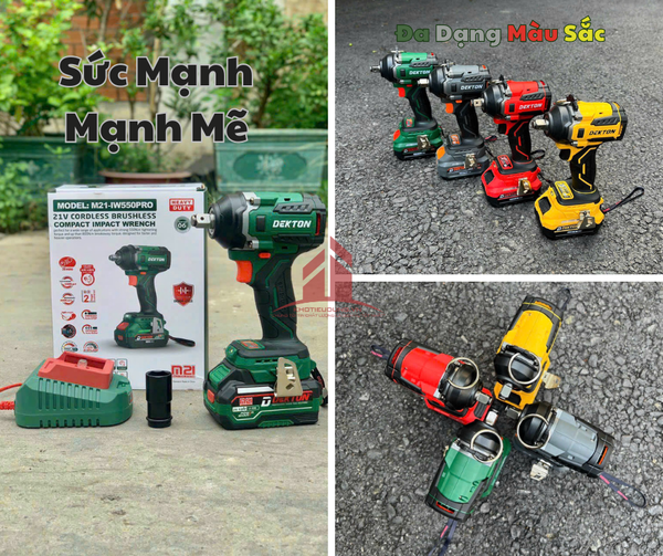 Máy Siết Bu Lông Pin Dekton M21-IW550Pro