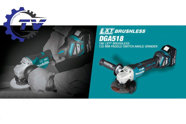 Máy mài góc dùng pin Makita DGA518RTE