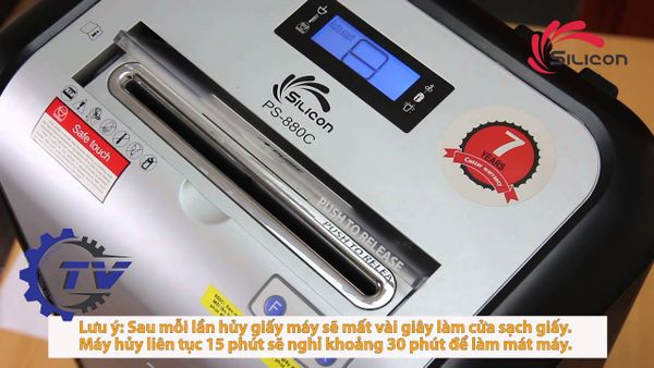 Máy hủy tài liệu Silicon PS-880C