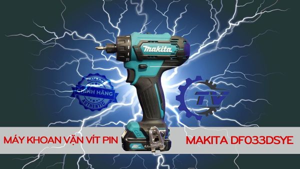 Máy khoan vặn vít dùng pin Makita DF033DSYE