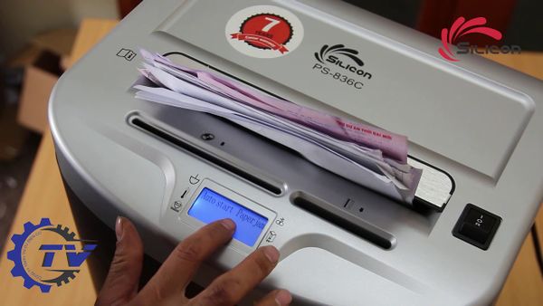 Máy huỷ tài liệu Silicon PS-836C