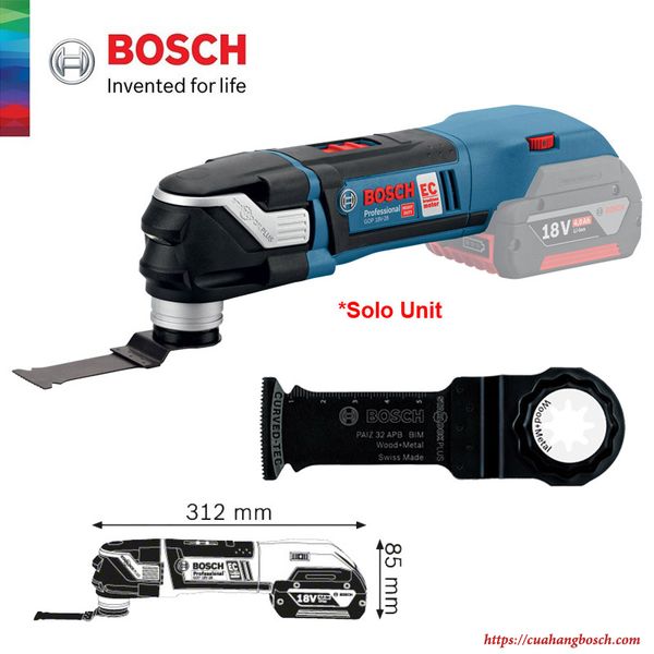 Máy cắt đa năng dùng pin Bosch GOP 18V-28 (Solo)