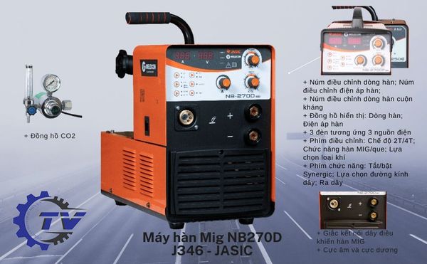 Máy hàn MIG Jasic NB 270D J346