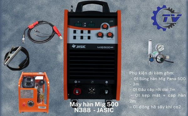 Máy hàn bán tự động hồ quang chìm Jasic Mig 500 (N388)