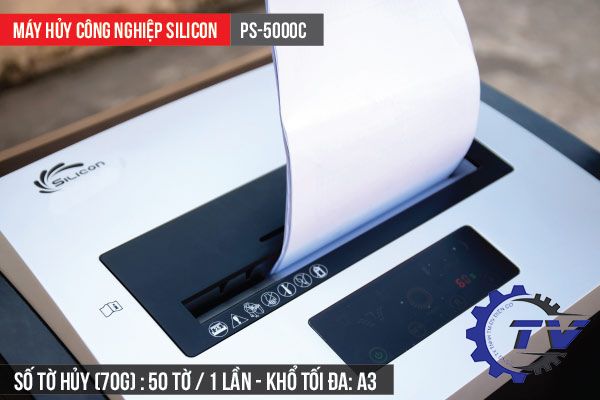 Máy Hủy Tài Liệu Công Nghiệp Silicon PS-5000C