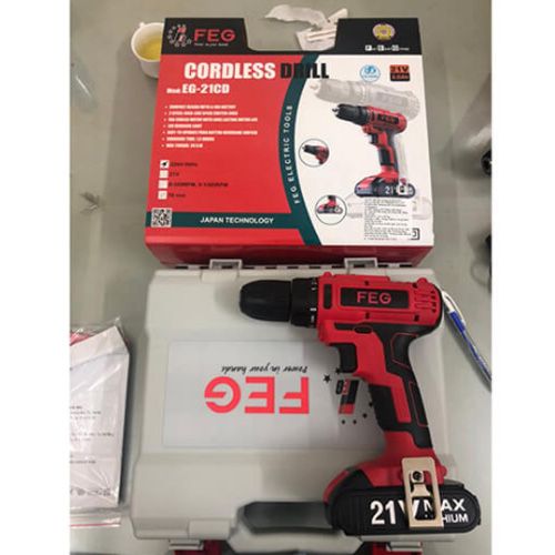 Máy khoan bắt vít dùng pin FEG EG-21CD