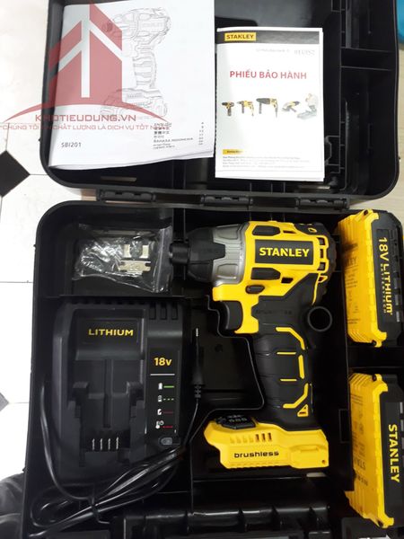 Máy vặn vít chạy pin Stanley SBI201D2K-B1