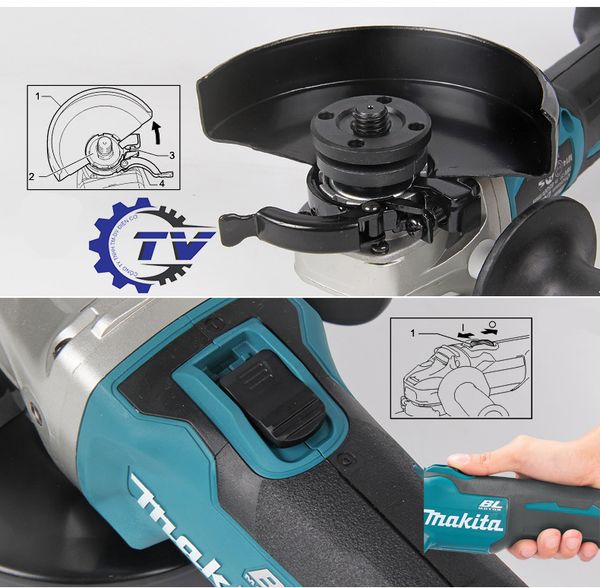 Máy mài góc dùng pin Makita DGA404RTJ2