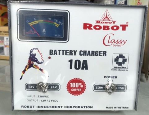 Máy sạc tăng giảm ắc quy Robot BMC 10A1224