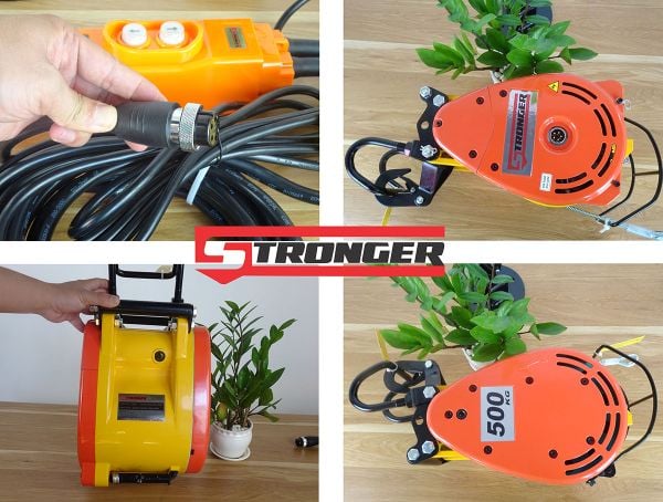 Máy tời điện mini STRONGER 500kg CS-500