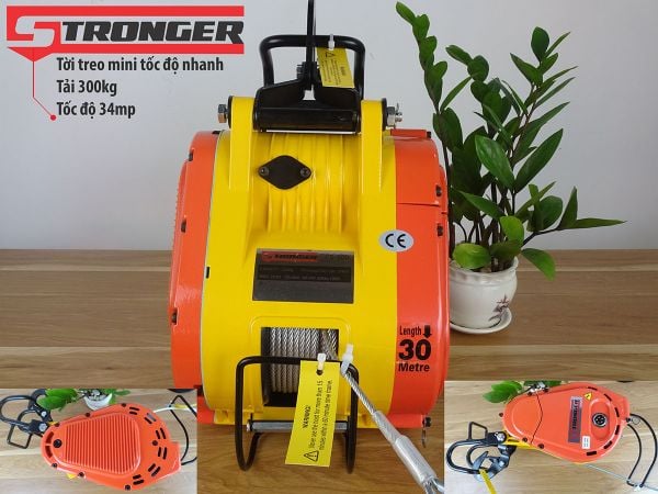 Máy tời điện tốc độ cao STRONGER CS-300
