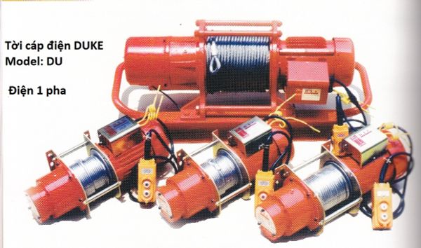 Máy Tời Mặt Đất Duke DU-210 (500kg)