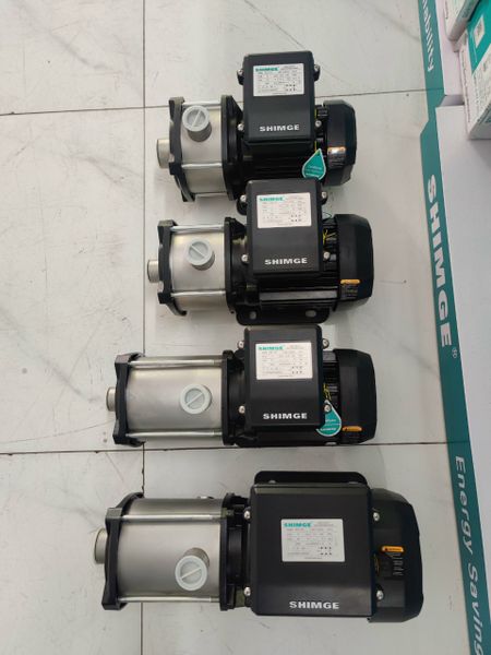 Máy Bơm Trục Ngang Đa Tầng Cánh Inox Shimge BWI3-4