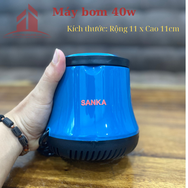 Máy Bơm Hồ Cá Điều Chỉnh Lưu Lượng Sanka 220v 40,60,80,100,120w