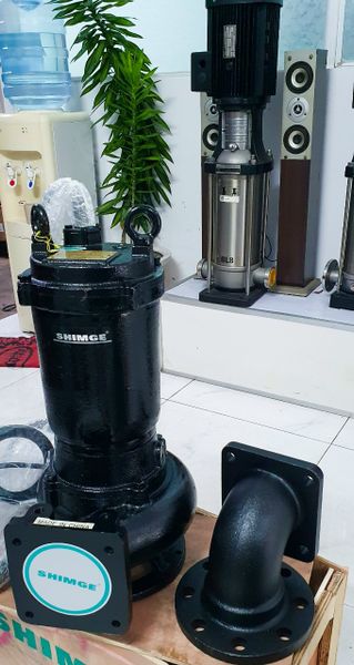 Máy Bơm Chìm Nước Thải Thân Gang Shimge WQK15-12-1.5