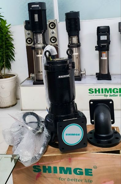Máy Bơm Chìm Nước Thải Thân Gang Shimge WQK36-22-5.5