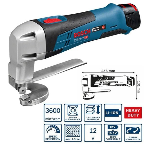 Máy đột dùng pin Bosch GSC 12V-LI (Solo)