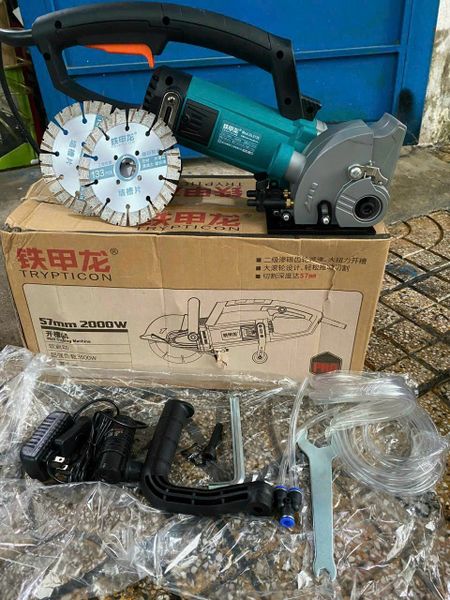 Máy Cắt Rãnh Tường 2 Lưỡi 4000w