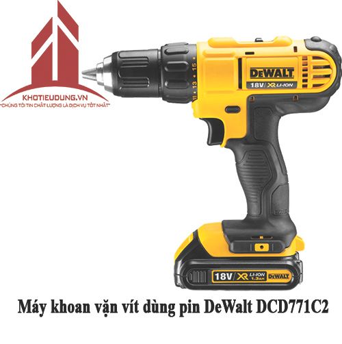 Máy khoan vặn vít dùng pin DEWALT DCD771C2