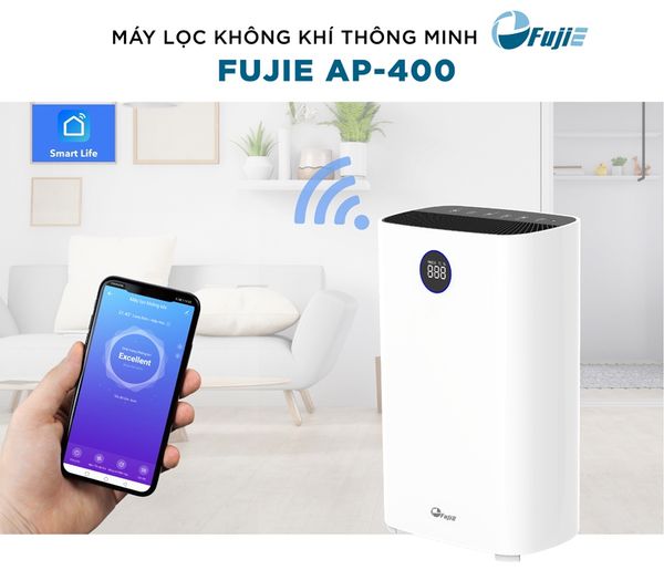 Máy lọc không khí kết nối Wifi FujiE AP400