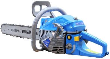 Máy cưa xích chạy xăng Oshima 5900 xanh xám
