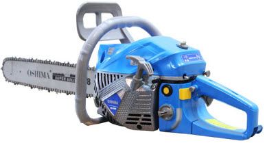 Máy cưa xích chạy xăng Oshima 5900 xanh xám