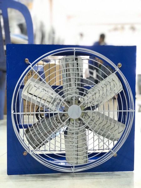 Quạt Thông Gió Vuông Lá Chớp Che Mưa 600x600