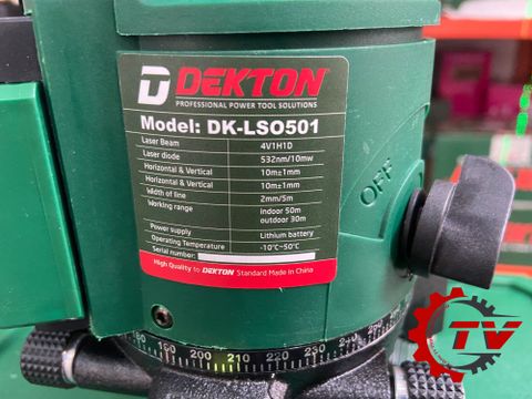 Máy cân mực laze 5 tia xanh Dekton DK-LS0501