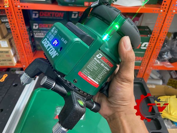 Máy cân mực laze 5 tia xanh Dekton DK-LS0501