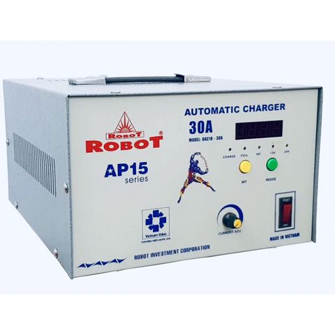 SẠC TỰ ĐỘNG BAC18-30A - 12-24VDC (DÂY NHÔM)