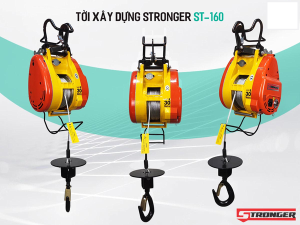 Máy tời điện tốc độ cao STRONGER ST-160