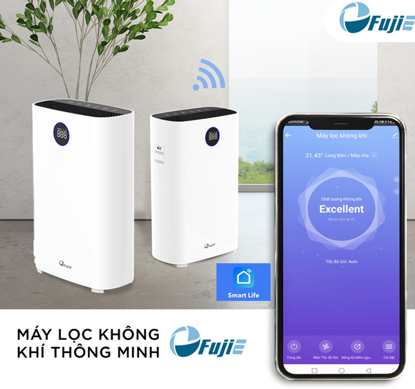 Máy lọc không khí kết nối Wifi FujiE AP400