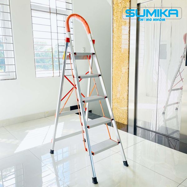 Thang nhôm ghế 5 bậc Sumika SK305