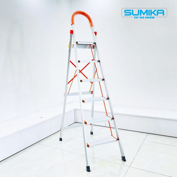 Thang nhôm ghế 6 bậc Sumika SK306