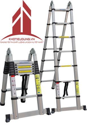 Thang nhôm rút gọn chữ A Advindeq ADT707B
