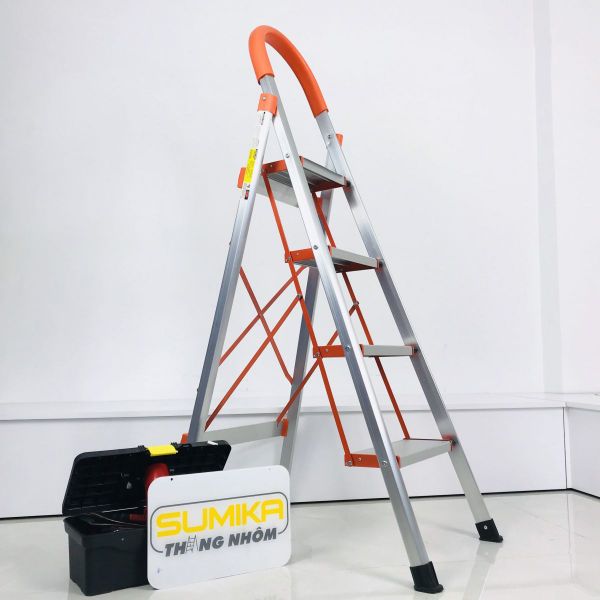 Thang nhôm ghế 4 bậc Sumika SK304