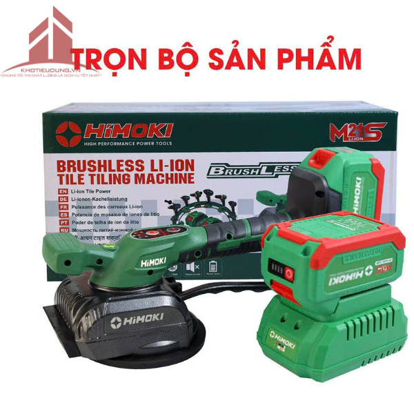 Máy Rung Hít Gạch Pin Himoki HM-RG63