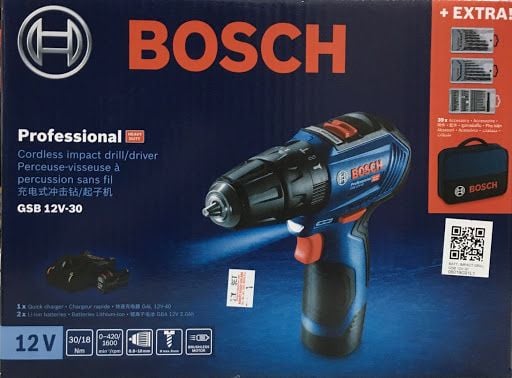 Máy khoan pin Bosch GSB 12V-30