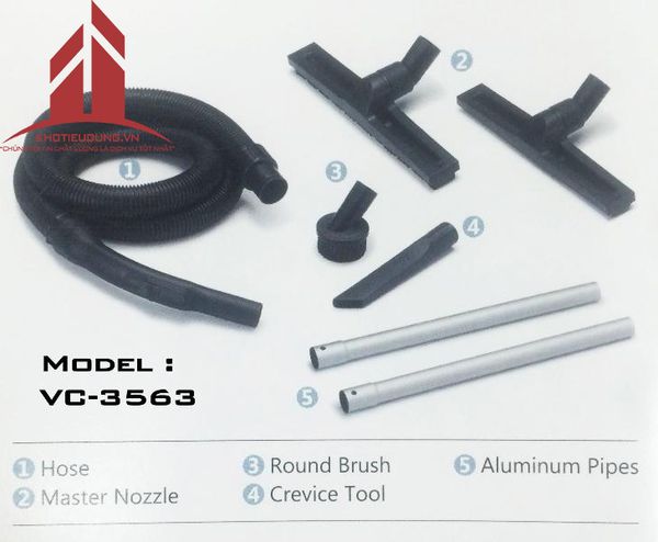 Máy hút bụi công nghiệp FUJIHAIA VC-3563 ( 20 Lít )