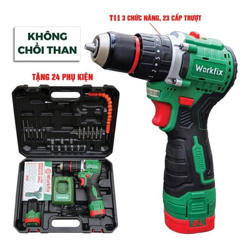 Máy khoan pin 16.8V Workfix WF-ID1610BL 10mm