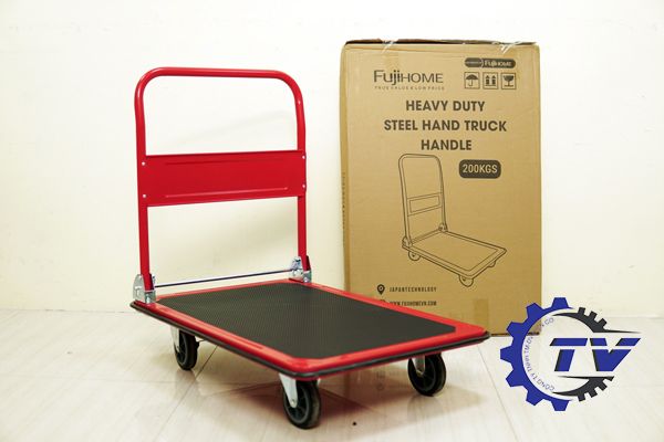 Xe đẩy hàng sàn thép 4 bánh FUJIHOME HT-430