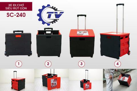 Xe đẩy hàng gấp gọn Fujihome SC-240