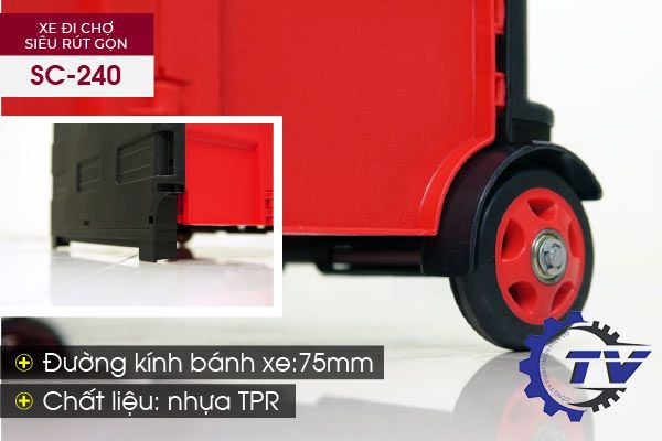 Xe đẩy hàng gấp gọn Fujihome SC-240
