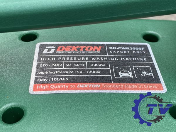 Máy Rửa Xe Chỉnh Áp Dekton DK-CWR3000F