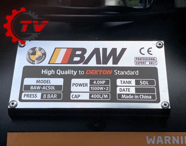 Máy nén khí không dầu BAW BAW-AC50L