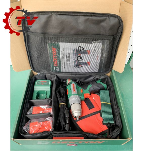 Máy Khoan Pin Dekton D16-ID1045BL