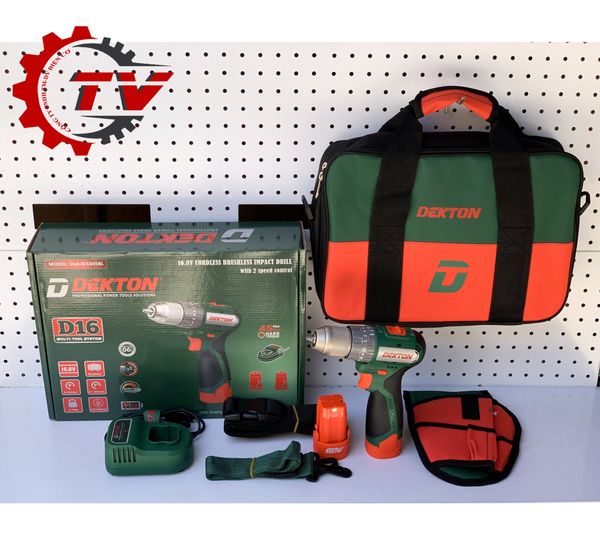 Máy Khoan Pin Dekton D16-ID1045BL