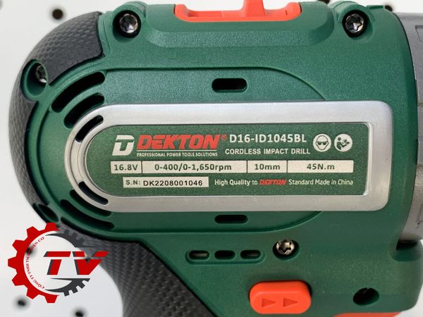Máy Khoan Pin Dekton D16-ID1045BL
