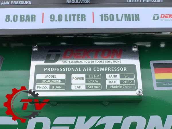 Máy nén khí không dầu Dekton DK-AC2909R